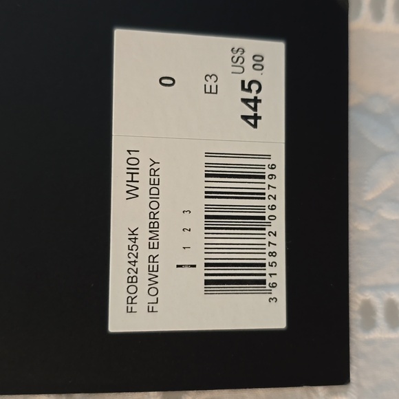 White Eyelet Embroidery Maxi Dress from The Kooples SZ Small EURO 1 - Picture 14 of 14